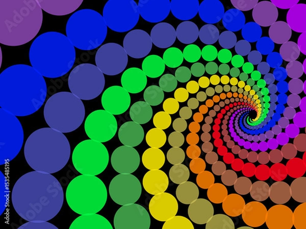 Obraz Abstract illustration background. Twist style.