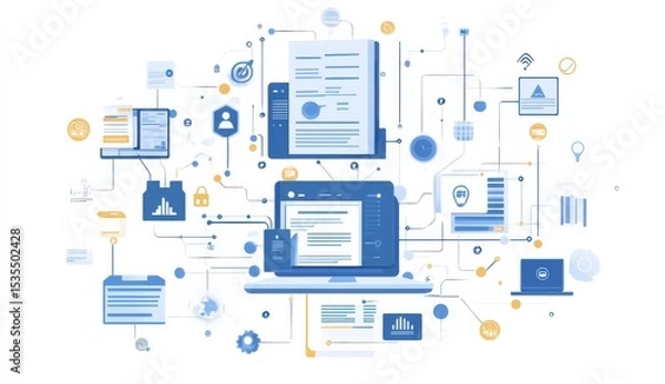 Fototapeta Discovering the Significance of Efficient Document Management