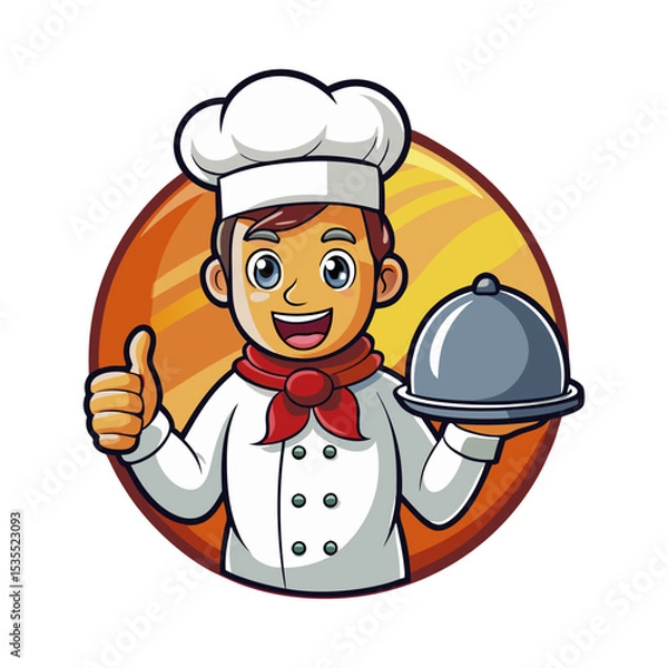 Fototapeta chef icon