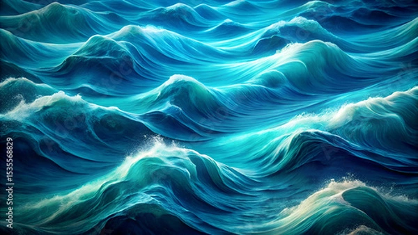 Fototapeta Soft Pastel Liquid Flow Background Design