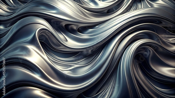 Fototapeta Soft Pastel Liquid Flow Background Design