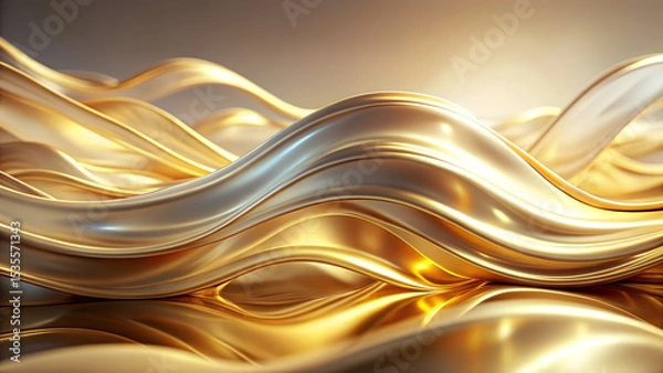 Fototapeta Soft Pastel Liquid Flow Background Design
