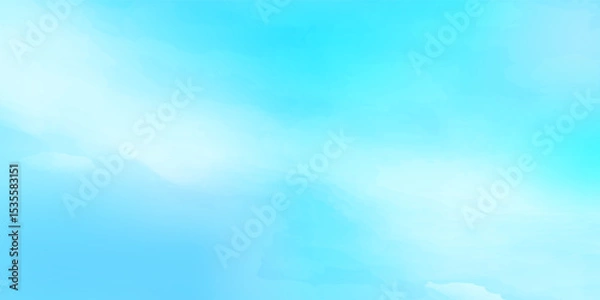 Fototapeta clear blue sky with a few clouds. The sky is very bright and the clouds are scattered throughout