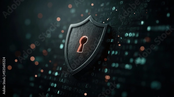 Obraz Explore how data records are safeguarded in a digital vortex emphasizing secure communication and privacy.