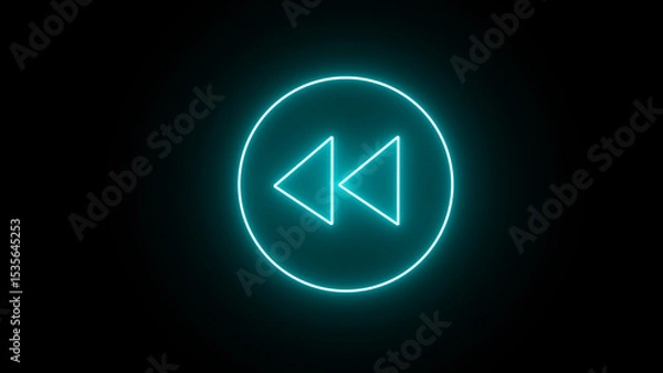 Fototapeta Fast Forword icon. Modern user media interface directional fast forward arrow icon