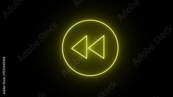 Fototapeta Fast forward red symbols icon symboon white background.