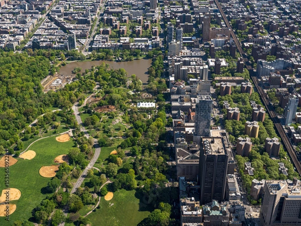 Obraz ニューヨーク セントラルパーク. コンサーバトリー・ガーデン