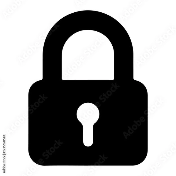 Obraz lock icon design new image