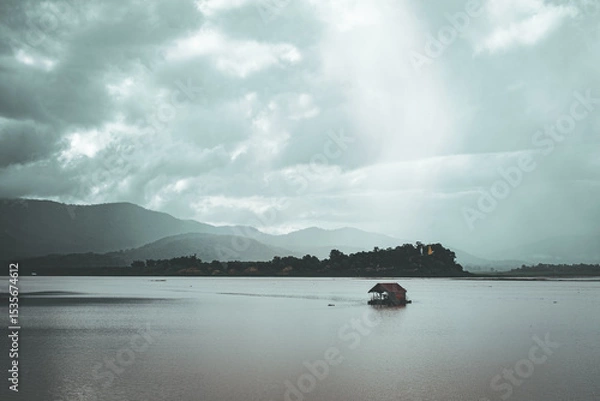 Obraz boat on the river