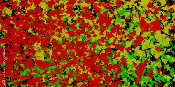 Obraz Red vector template with ice snowflakes, stars. Light Multicolor vector backdrop with lines, colorful wallpaper.  