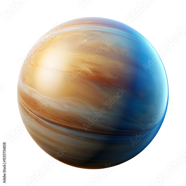 Obraz Earth View, 3d Render Globe icon