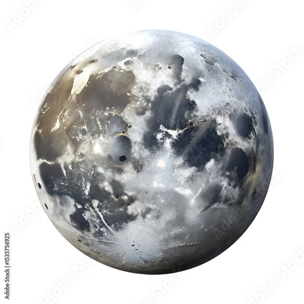 Obraz Earth View, 3d Render Globe icon