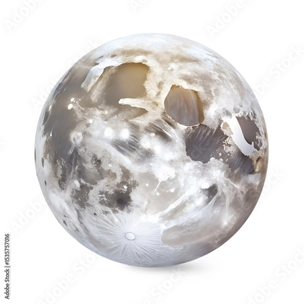 Obraz Earth View, 3d Render Globe icon