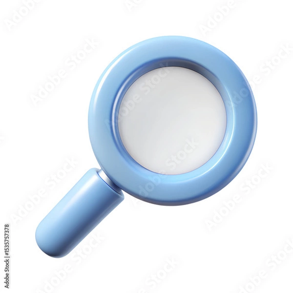 Obraz 3d Render Search icon