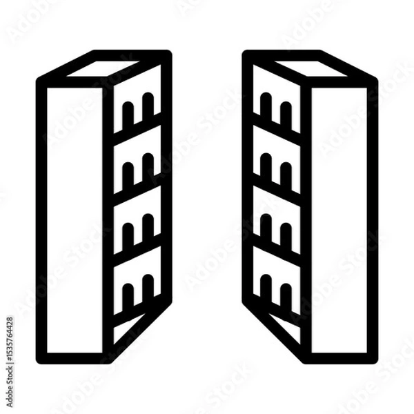 Obraz StoreAisle line icon