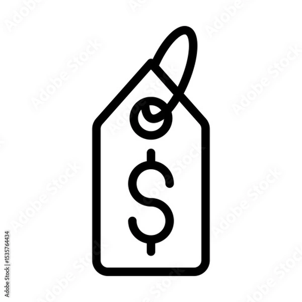 Obraz PriceTag line icon