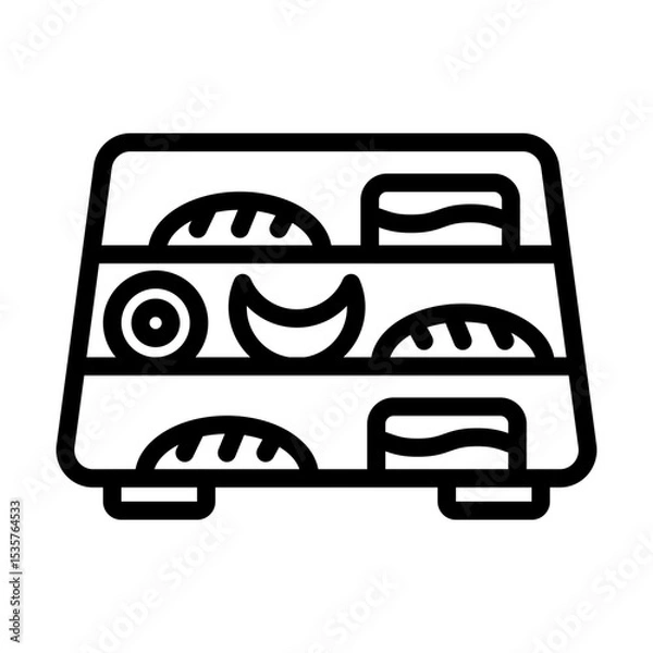 Obraz BakerySection line icon