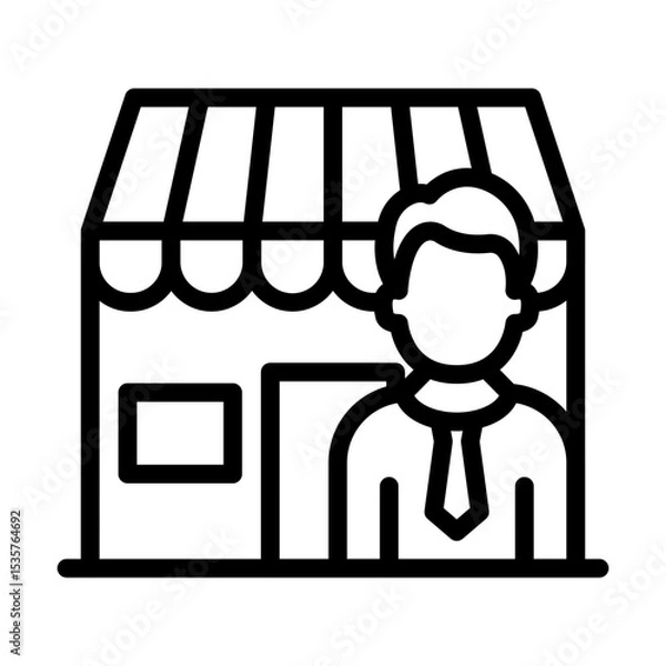 Obraz StoreManager line icon