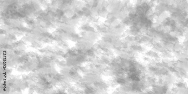 Fototapeta Abstract Soft Grayscale Cloud Texture. Mysterious Smoky Grayscale Pattern. Monochrome Grungy Surface