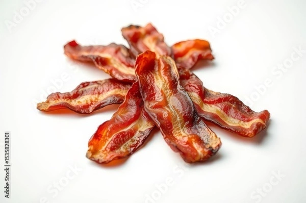 Obraz Crispy Bacon Strips Close-Up