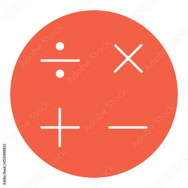 Fototapeta Math Symbols