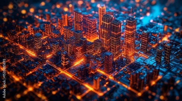 Fototapeta Algorithmicdesign and Bimworkflow Creating Immersiveblueprint Presentations for Roboticfabrication of Smartcityinfrastructure With Climateadaptiveform Principles