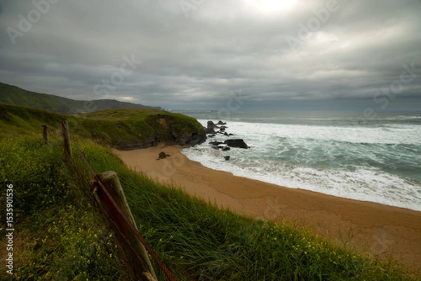 Obraz playa Asturias Verdicio
