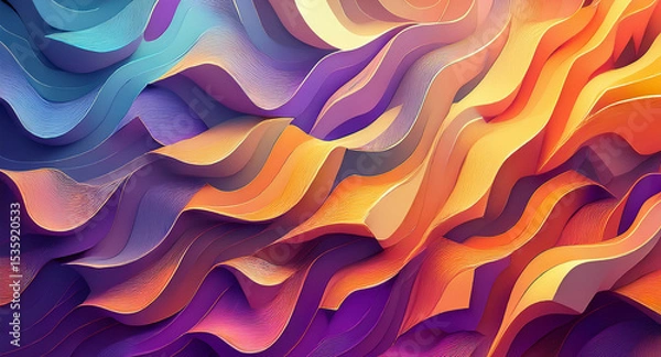 Obraz Colorful dynamic watercolor abstract background