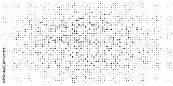 Fototapeta Stars pattern background. Abstract celebration award objects wallpaper. Grid lines texture. Cells repeating pattern. White background. Vector eps 10