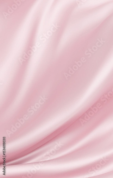 Fototapeta Abstract pink fabric background with copy space 3D render