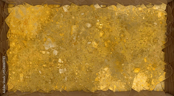 Obraz A textured gold surface with a rough, uneven finish