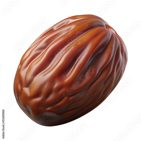 Obraz 3d realistic date fruit render isolated on transparent background