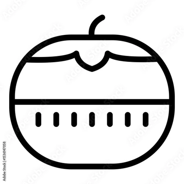 Obraz Pomodoro technique icon. Vector line icon