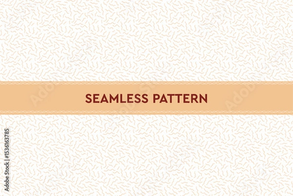 Obraz Line Ripple Texture Pattern. Line Art Geometric Seamless Pattern. Minimalistic Vector Graphic Pattern.