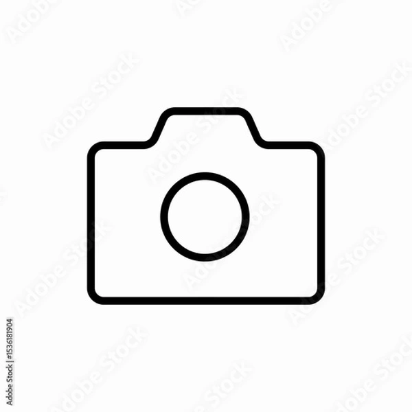 Fototapeta camera photo capture icon vector sign