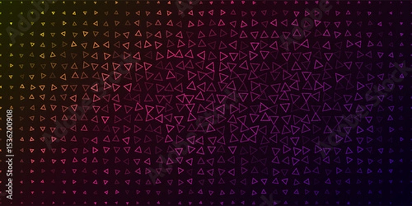 Fototapeta minimalist banner, Neon Triangle Grid Gradient Background. vector EPS 10