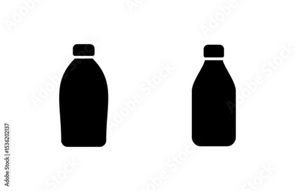 Obraz Bottle icon vector illustration. bottle sign and symbol