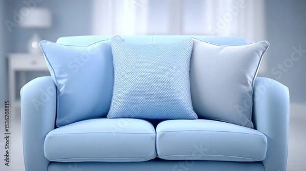Fototapeta A cozy and inviting video for a new line of home furniture, showcasing different rooms furnished with the products, with a focus on comfort, style, and functionality