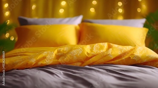 Fototapeta A cozy and inviting video for a new line of home furniture, showcasing different rooms furnished with the products, with a focus on comfort, style, and functionality