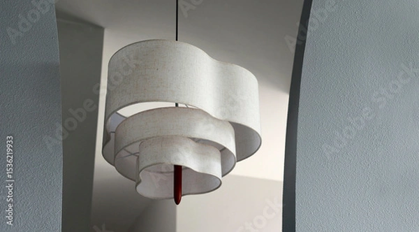 Fototapeta chandelier between two wall