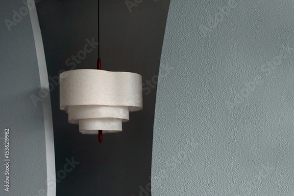 Fototapeta chandelier between two wall