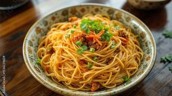 Obraz Pancit Bato on Display - Filipino Street Food for Purchase