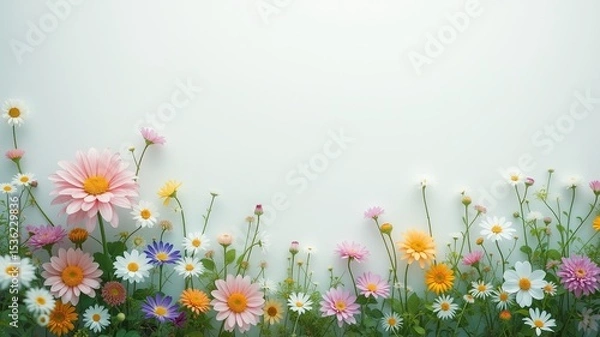 Obraz Springtime Message -  Blank Space for a Welcome