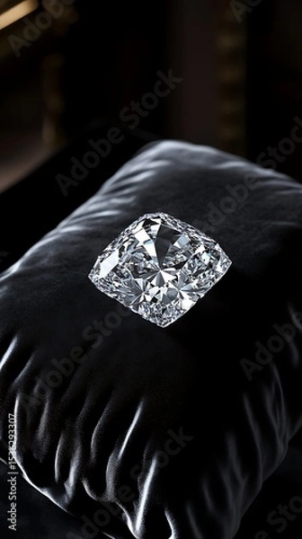 Obraz Flawless square cut diamond