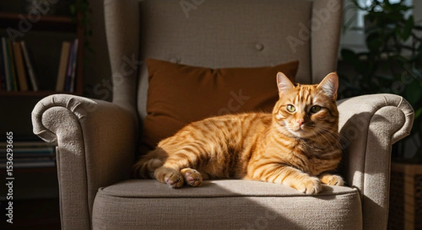 Obraz cat on the window sill
