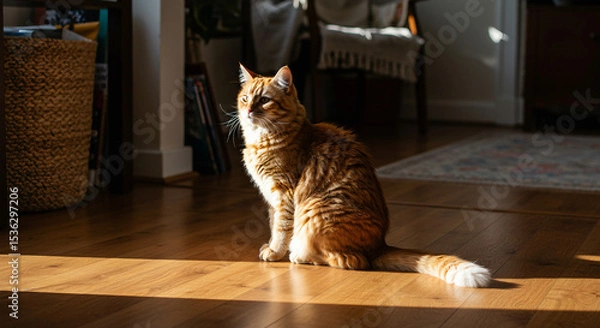 Obraz cat on the table