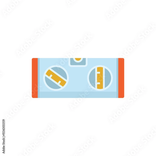 Fototapeta bubble level tool icon illustration
