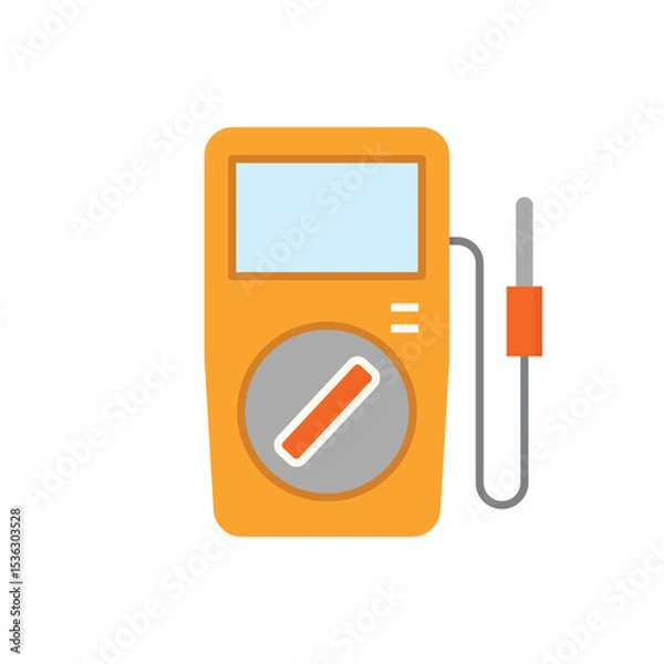 Fototapeta multimeter tool icon vector illustration
