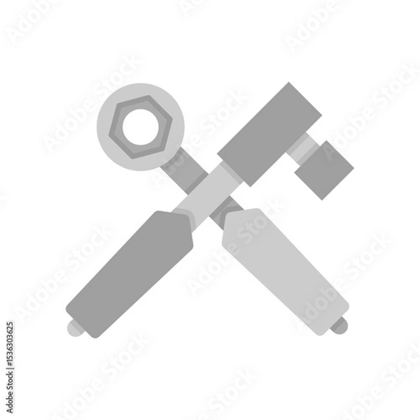 Fototapeta socket wrench tool icon illustration