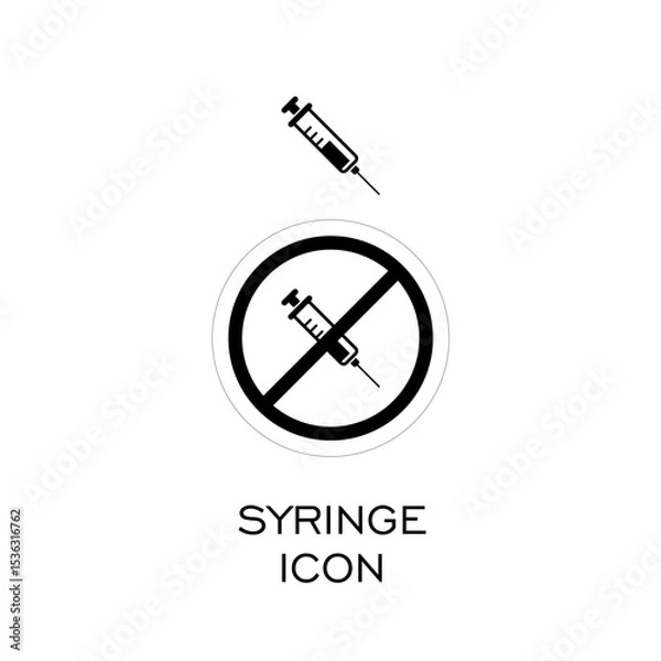 Obraz SYRINGE ICON